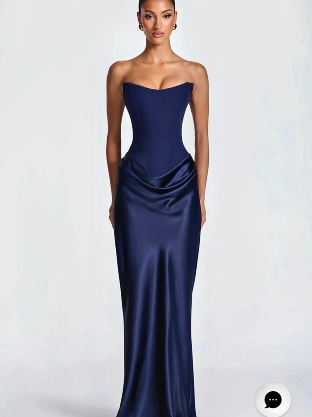 Babyboo Maggie Maxi Dress Navy size Small
